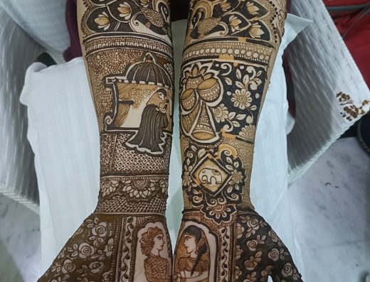 Raj mehandi art